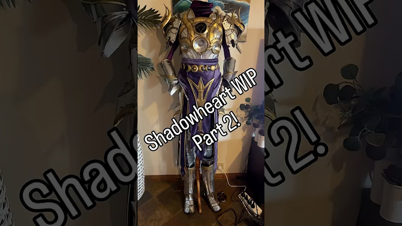Part 2 of making Shadowheart’s Dark Justiciar Armour 🥰 #paxaus #baldursgate3 #cosplaywip