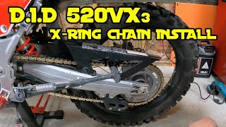 The Best Chain For Your Motorcycle D.I.D 520 VX3 Gold #honda