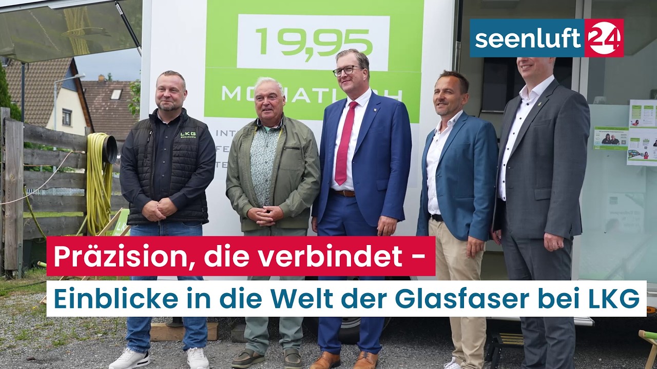 Präzision, die verbindet - Einblicke in die Welt der Glasfaser bei LKG