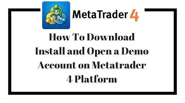 How To Download Install and Open a Demo Account on Metatrader 4 Platform