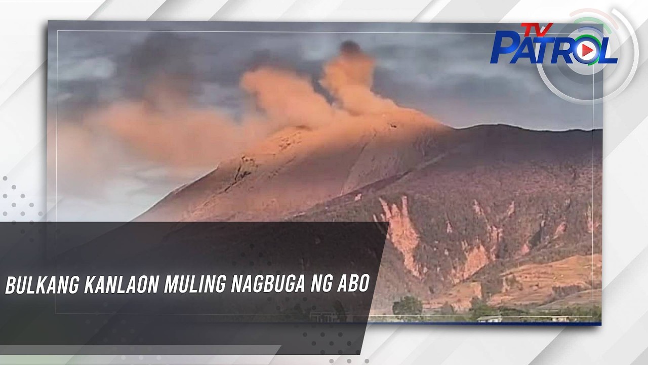 Bulkang Kanlaon muling nagbuga ng abo | TV Patrol - YouTube