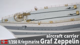 German Kriegsmarine aircraft carrier Graf Zeppelin Part 7 Railing photo-etching 1/350 ship model