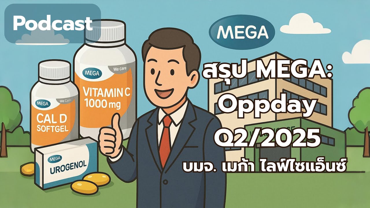 สรุป MEGA: Oppday Q2/2025 บมจ. เมก้า ไลฟ์ไซแอ็นซ์
