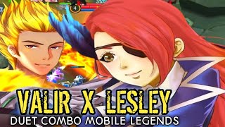 JANGAN SENTUH LESLEY KU | VALIR X LESLEY - DUET COMBO MOBILE LEGENDS