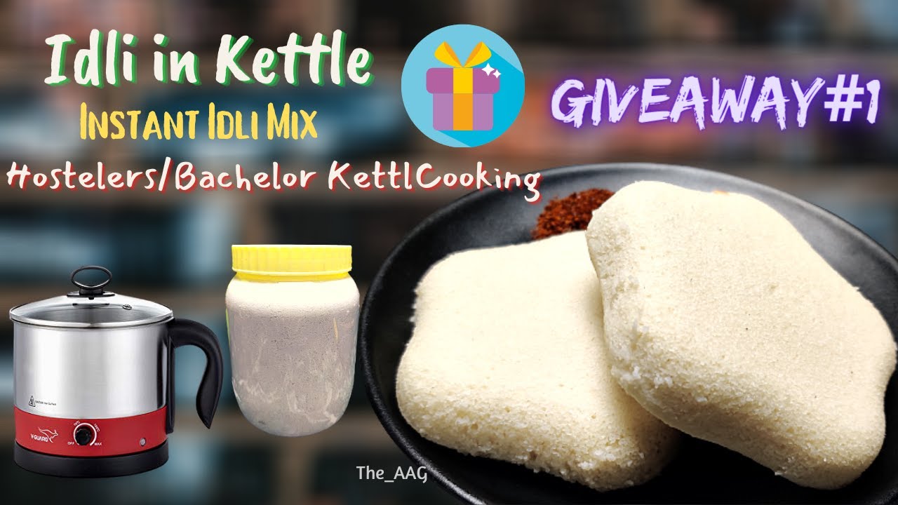 Idli in KettleInstant Idli MixHostel Kettle Cooking10mins లో కెటిల్