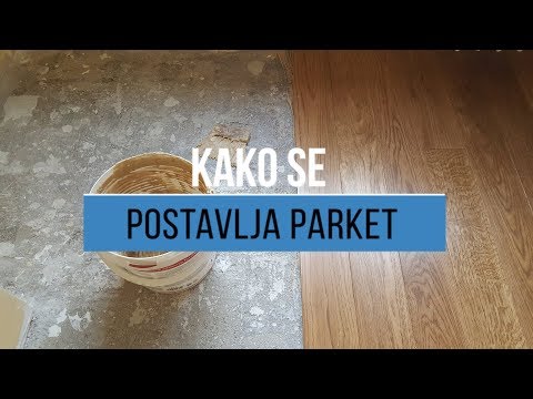 Video: Postavljanje lajsni na pod: upute korak po korak