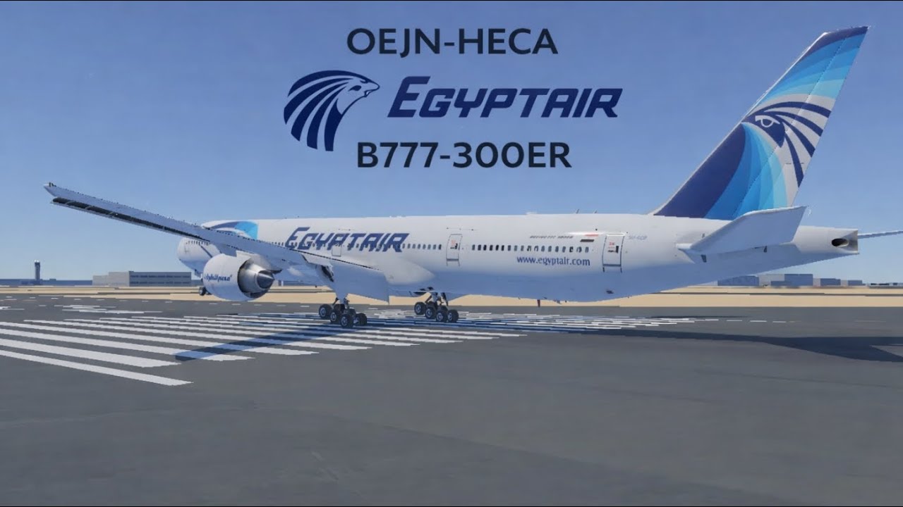 🔴 INFINITE FLIGHT LIVE| Jeddah- Cario | EgyptAir B777-300ER