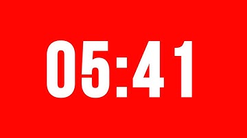 5 Minute 41 Second Timer With Alarm Without Music