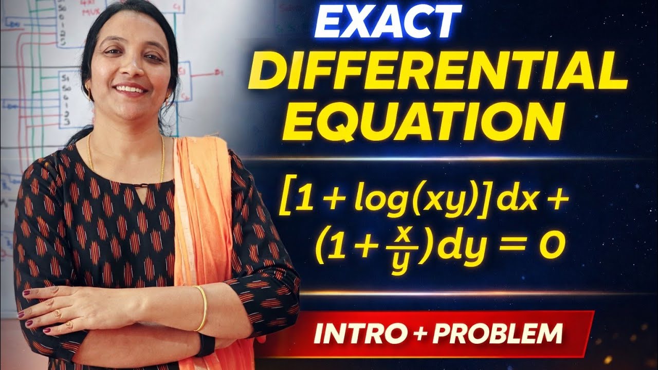 Exact Differential Equation Previous year Questions 🔥 | M2 Most Important Problems | 