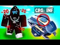 I secretly used infinite cps in roblox bedwars