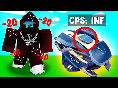 I secretly used INFINITE CPS in Roblox Bedwars..