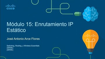 Enrutamiento IP Estático MODULO 15 CCNA2
