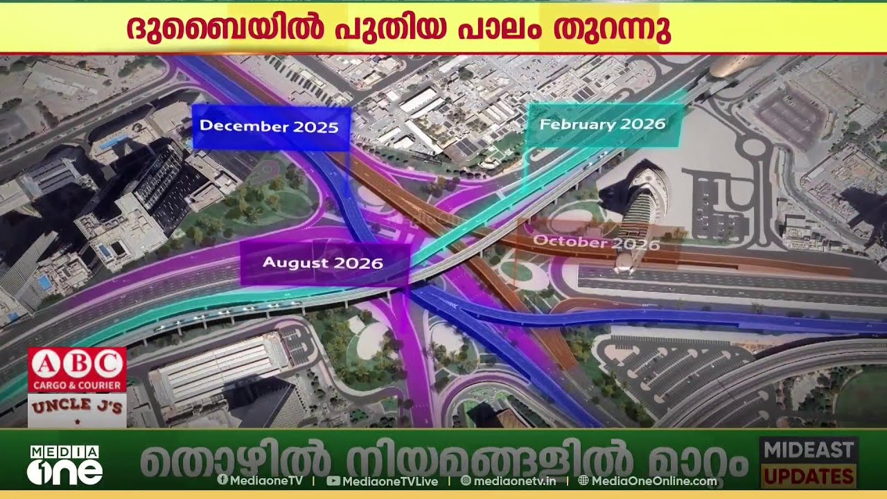 ദുബൈ നഗരത്തിൽ വേൾഡ് ട്രേഡ് സെന്‍റർ പരിസരത്ത് പുതിയ പാലം തുറന്നു