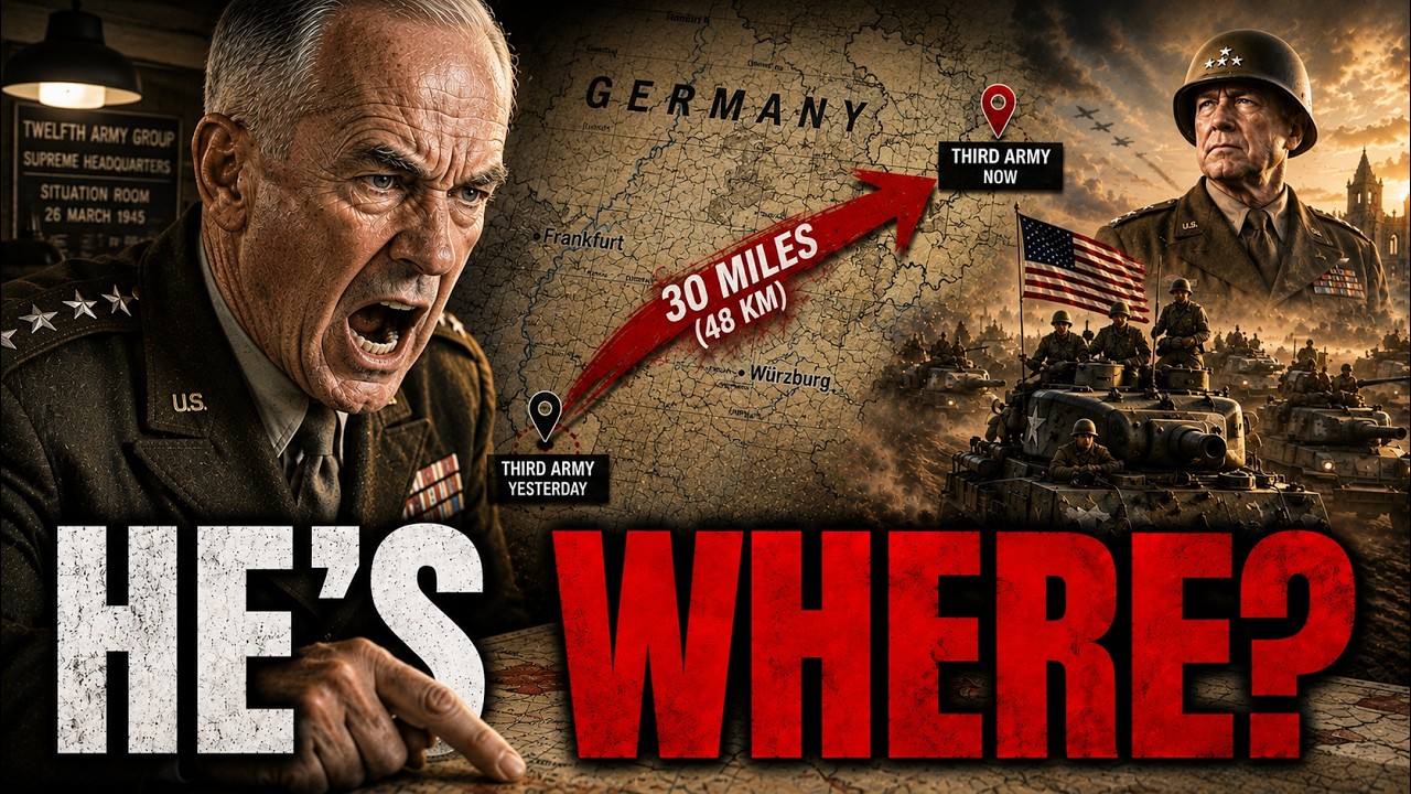 "He's Where?" — Bradley's Shock When Patton Broke His Own Orders by 30 Miles.