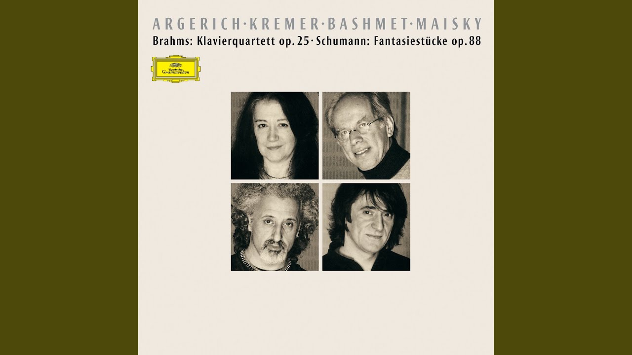 Brahms: Piano Quartet No. 1 in G Minor, Op. 25: I. Allegro