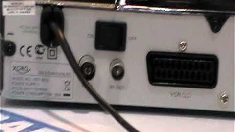 Xoro HRT 8010 Digital TV Receiver - Overview & Install