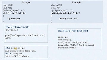 (File) 3. fgets(), fputs() functions in file.
