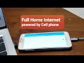 How to tether your android phone to a router to supply home internet cellular for home internet