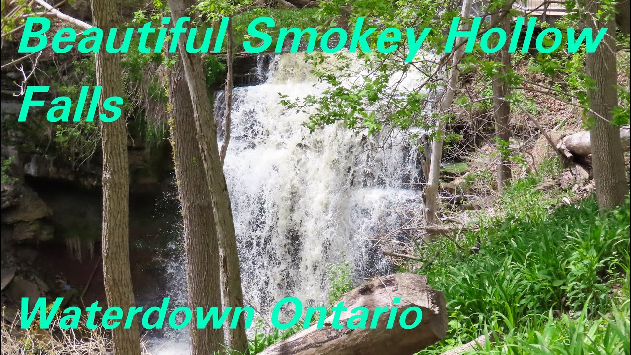 Beautiful View of Smokey Hollow Falls | Waterdown, Ontario - YouTube