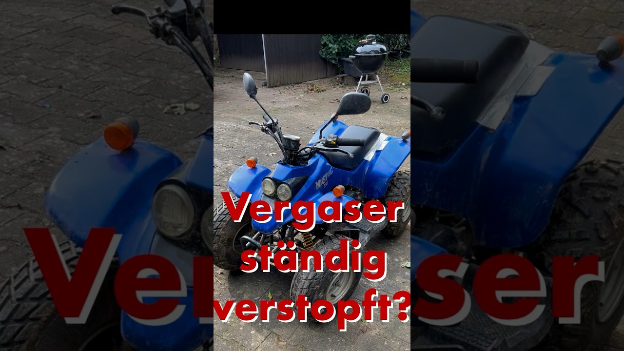 Quad Vergaser Problem: Reparatur des ständig verstopften Vergasers! Kreidler Mustang 