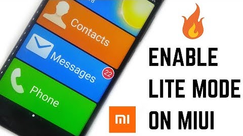 How To Enable Lite Mode On Any Xiaomi Device!#Miui 10 China Rom Features