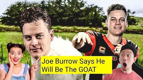 Joe Burrow Says He Will Be The GOAT #nfl #espn #nflnews #bengals