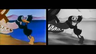 A Coy Decoy 1941 Redrawnb&W Comparation