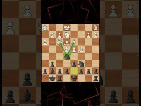 Гениальная ловушка в Староиндийской Защите! #шахматы #chess #shorts
