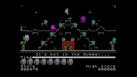 Jumpin’ Jupiter Part 1-2 (2020) Walkthrough + Review, ZX Spectrum