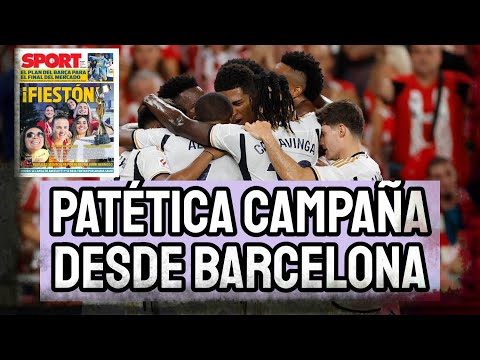 PATÉTICA CAMPAÑA EN BARCELONA PARA INTENTAR DESESTABILIZAR AL REAL MADRID | MBAPPÉ 250 MILLONES