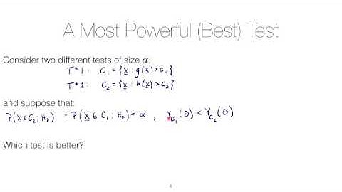 STAT 5520 Unit #6: Comparing hypothesis tests