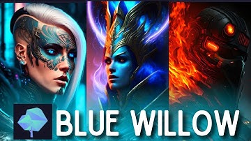 Blue willow AI avatar (Unlimited Prompts for FREE l Make Unlimited Avatar)