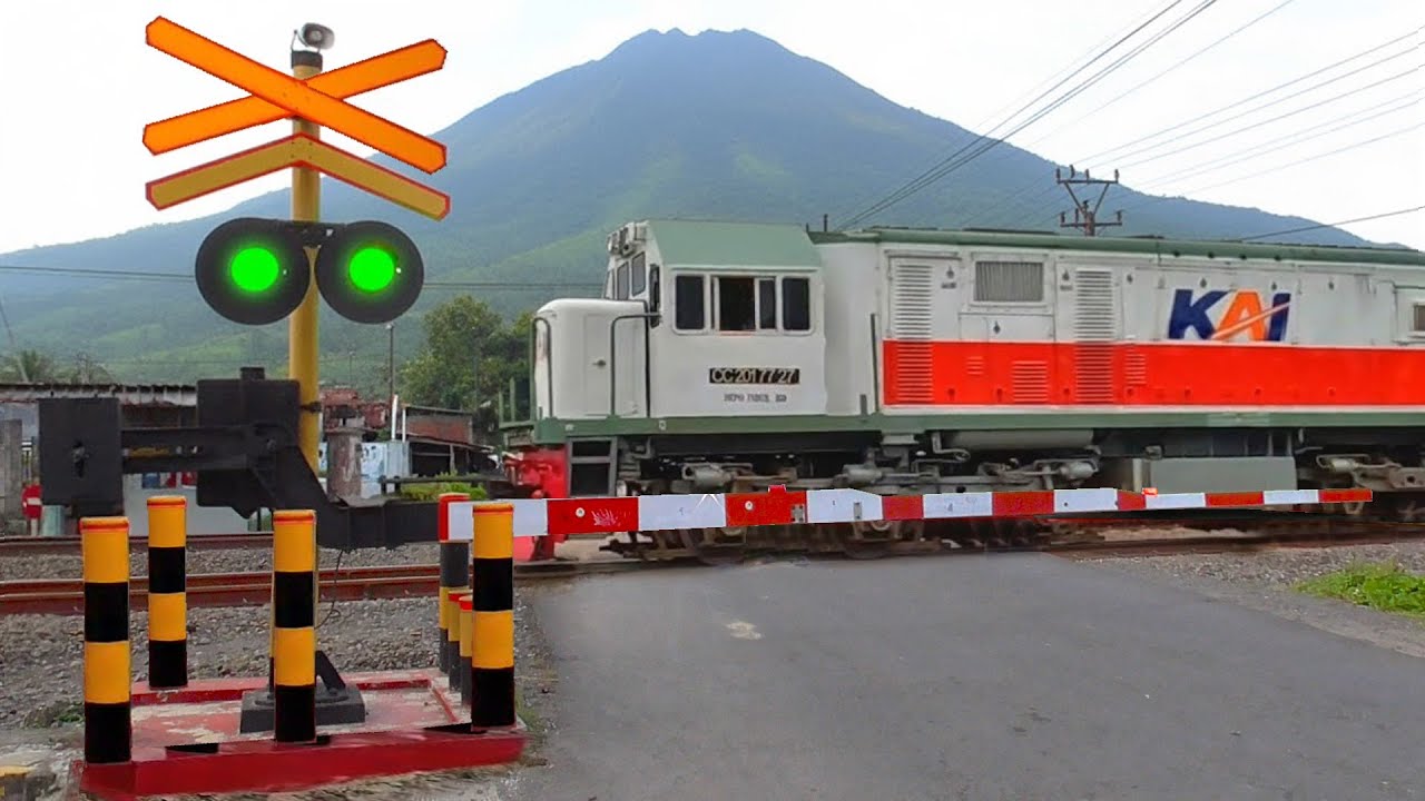 Palang Pintu Kereta Api NEVER GREEN ALKMAAR Soft Alarm JPL 529 , RAILWAYS CROSSING 14