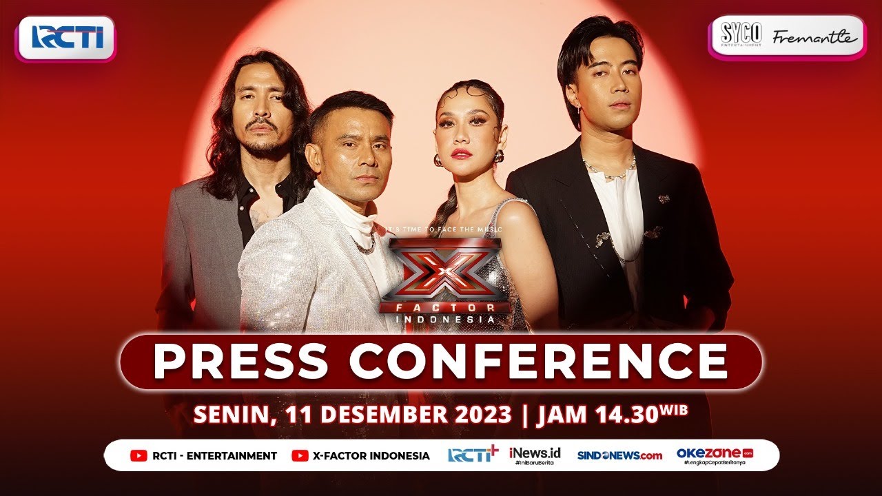 ⁣PRESS CONFERENCE X FACTOR INDONESIA SEASON 4