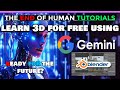 AI GEMINI TAUGHT ME HOW TO USE BLENDER