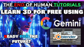 AI GEMINI TAUGHT ME HOW TO USE BLENDER