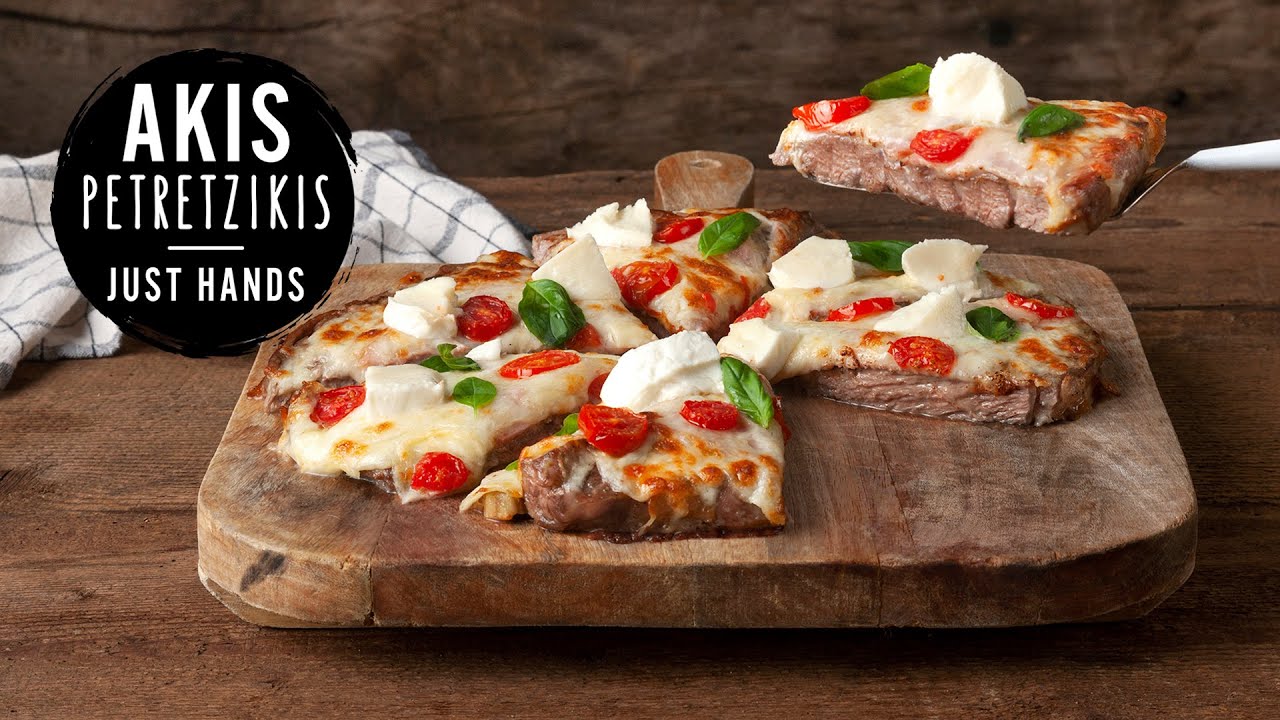 Steak Pizza   Akis Petretzikis