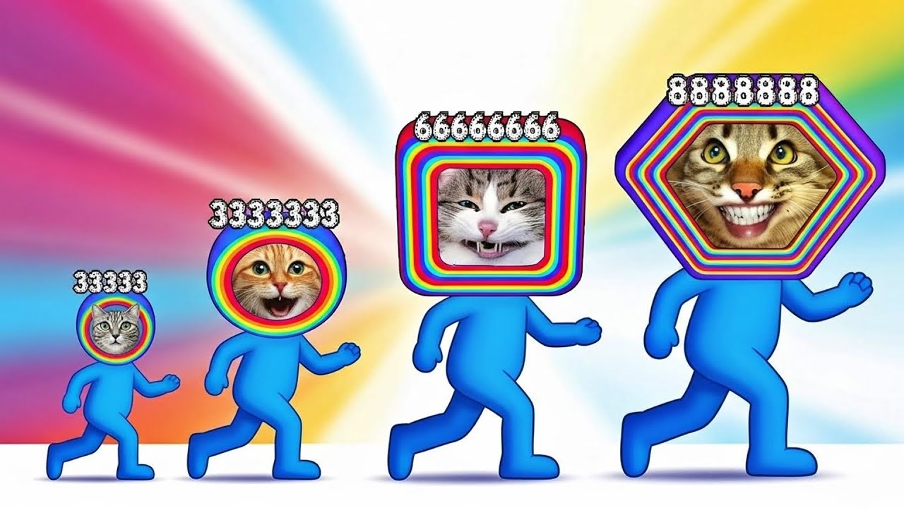 LAYER MAN 3D - ASMR Gameplay Android,iOS Walkthrough Pro Game Mobile (Level Up Layer Head Run) P45