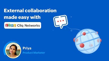 Webinars | External collaboration made easy with Zoho Cliq Networks | Zoho Cliq