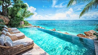 Beachfront Pool Ambience | Ocean Paradise