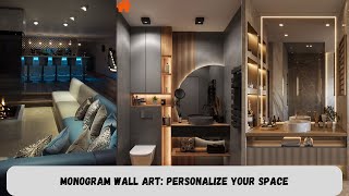 Monogram Wall Art Personalize Your Space