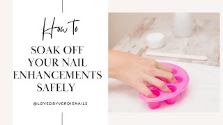 WATCH ME SAFELY SOAK OFF ACRYLIC NAILS | NAILTOBER DAYS 9 AND 10 :)