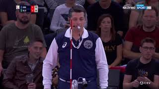 Libero sets then completed attack hit
