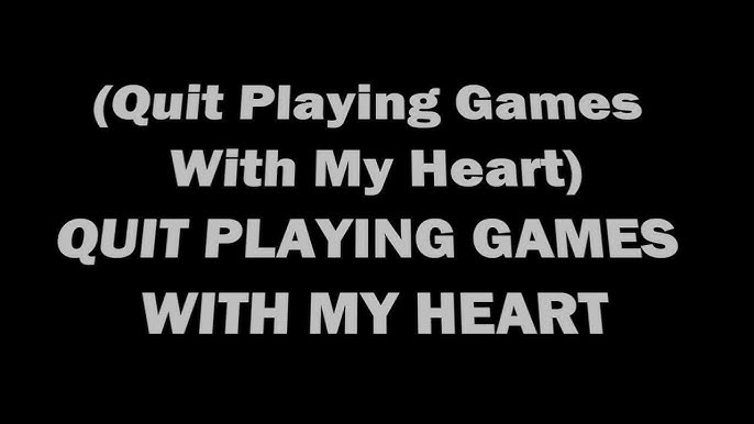 Quit Playin Games With My Heart - Backstreet Boys (Lyrics