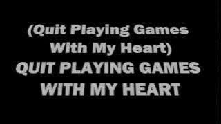 Quit Playing Games (With My Heart) Lyrics by Backstreet Boys