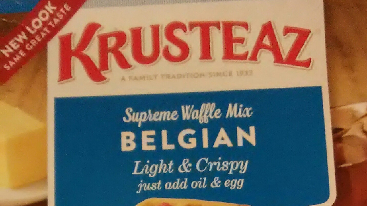 Krusteaz Belgian waffles YouTube