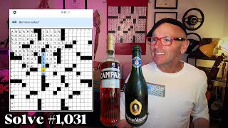 Let's Solve Sunday's NYT Crossword by Adam Wagner & Rebecca Goldstein with a Campari Spritz!