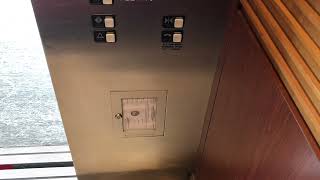 EPIC WIN! (Key-carded) Talking Schindler Traction Elevators at The HR at The Arcade in Cleveland OH