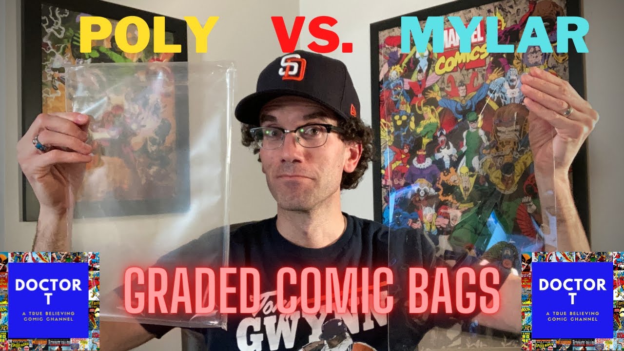 Poly vs. Mylar Graded Comic Bags! YouTube