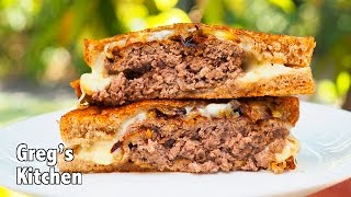 HOW TO MAKE A PATTY MELT TOASTED SANDWICH  Greg's Kitchen